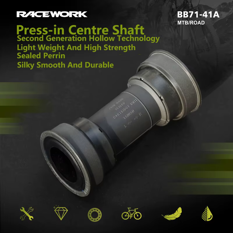 RACEWORK BB86 Boîtier de pédalier Pressfit pour vélo de route et VTT