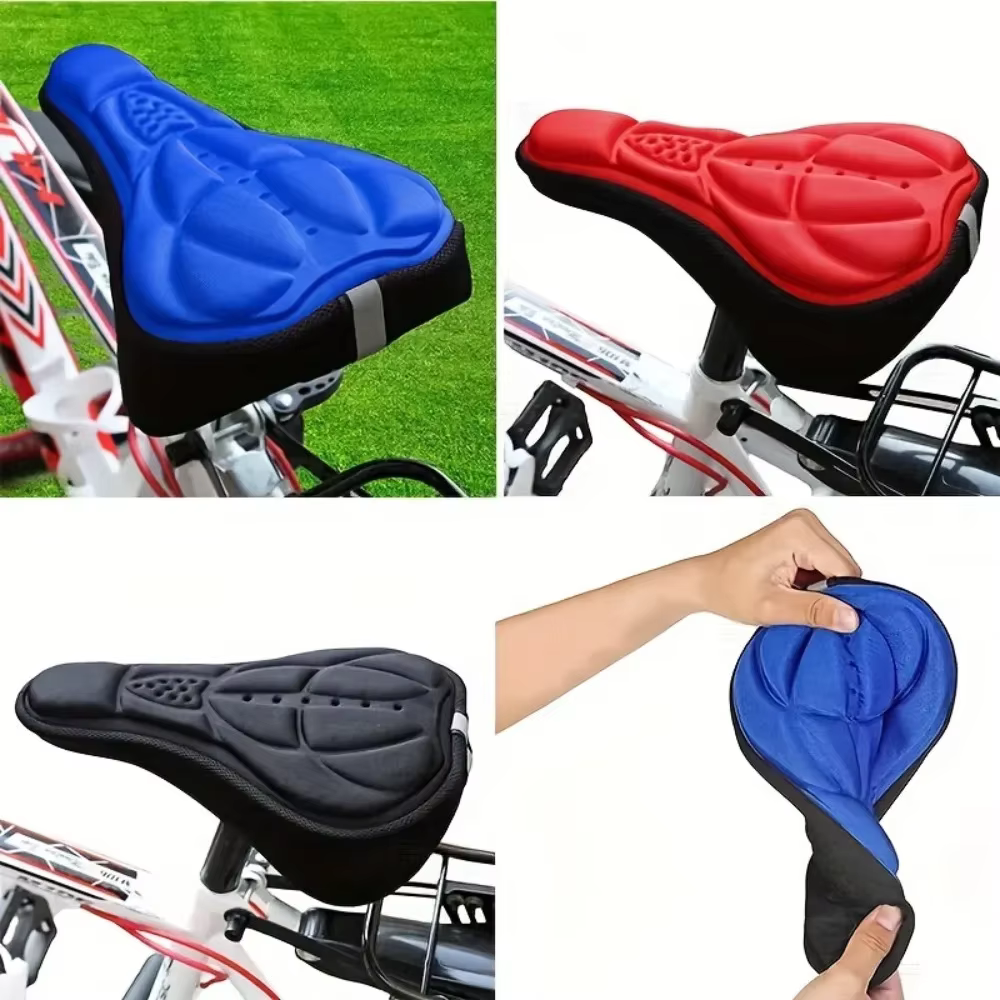 Coussin de siège de vélo confortable avec absorption des chocs et design 3D respirant