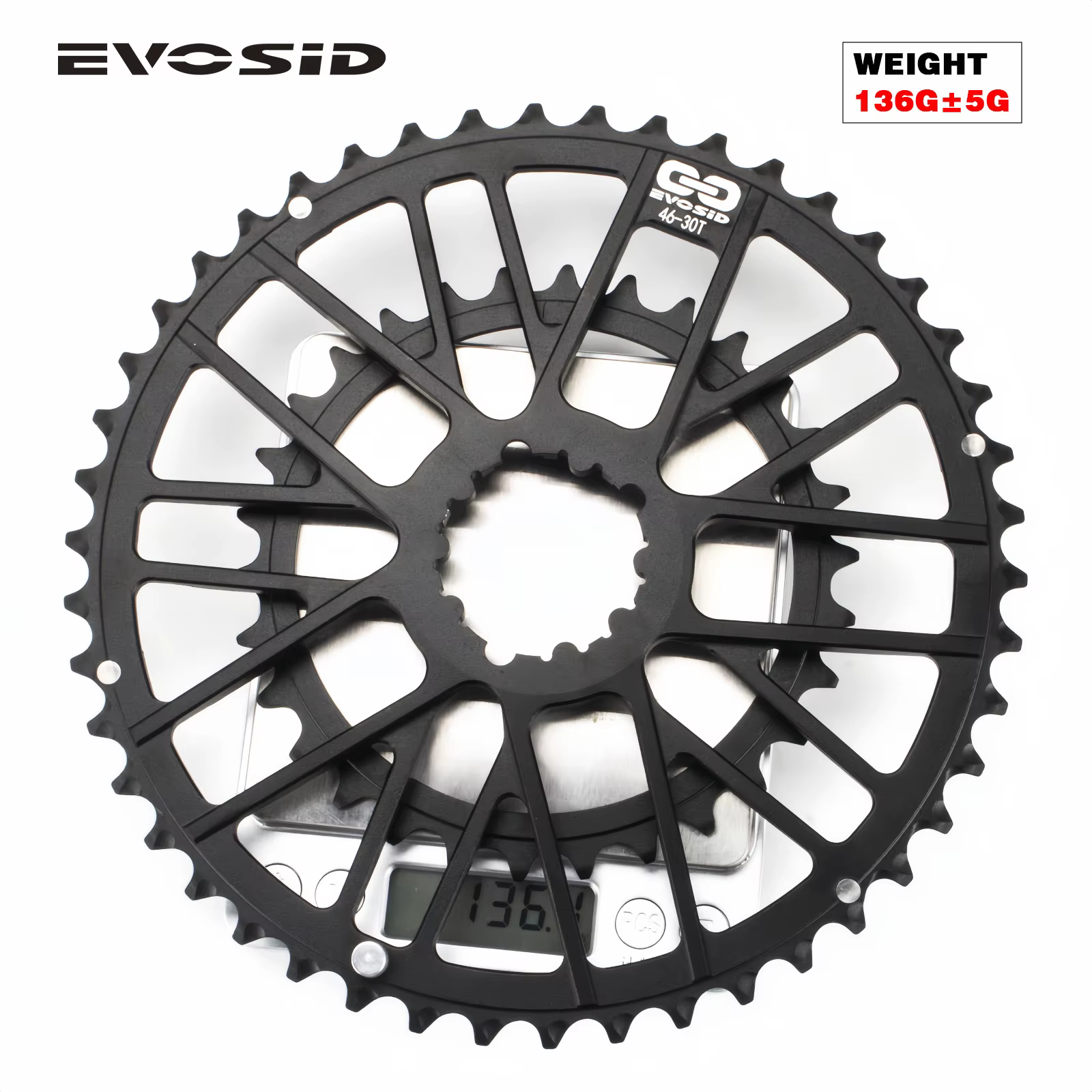 EVOSID plateau de vélo de route 46-30T 48-32T roue de chaîne