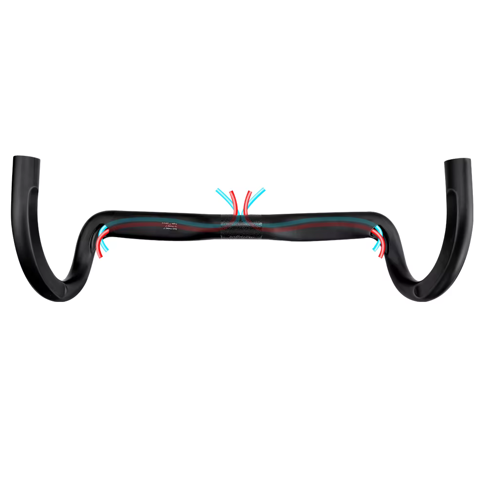 25 BALUGOE guidon de vélo de route Ultra léger carbone Fber câble Semi interne course compétitif poignée pliante accessoires d'équitation