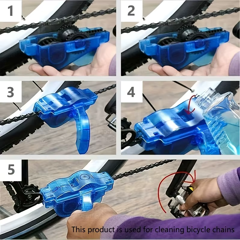 "Nettoyant de chaîne de vélo : élimine la poussière et la graisse des surfaces sans effort