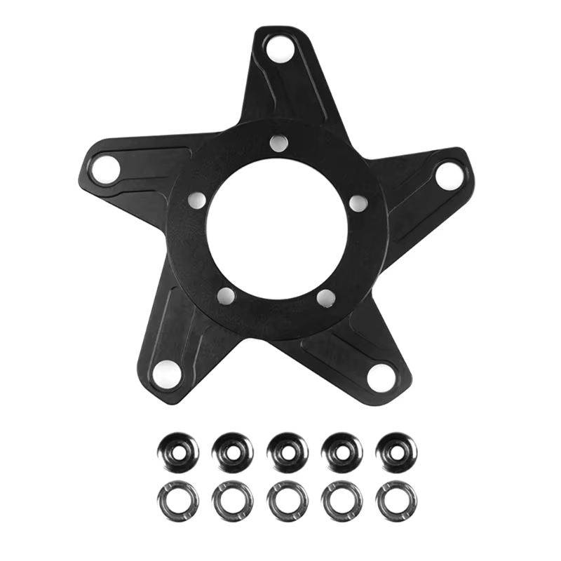 Bafang Ebike électrique BBS01 BBS02 vélo moteur araignée chaîne anneau adaptateur 104BCD 130BCD pour vtt