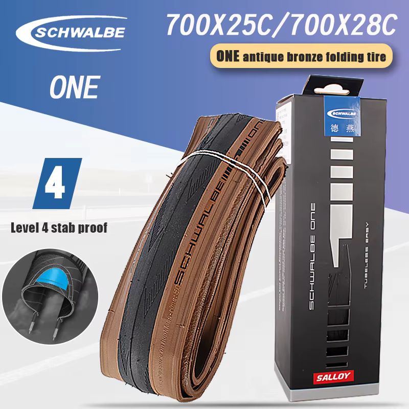 Pneu de vélo pliable Schwalbe ONE 700x25C 28C pour vélo de route 700C