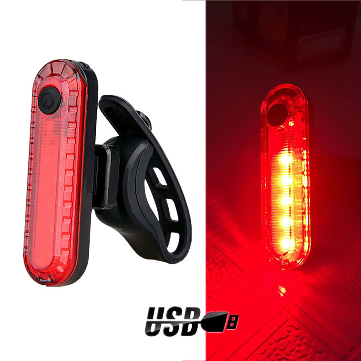 Enquêter arrière rouge ultra lumineux pour vélo