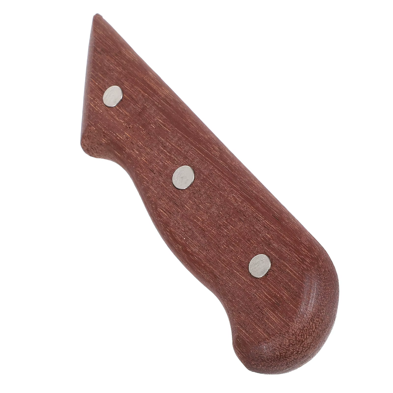 Accessoires pour manche de couteau, remplacement en bois, confortable, marron foncé, antidérapant, Design ergonomique, convient aux couteaux de cuisine, poignée de coupe