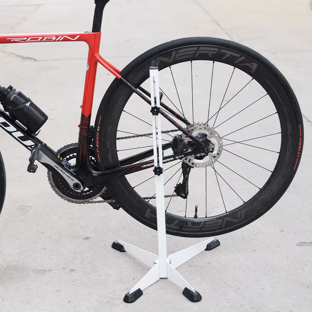 ThinkRider – support de stationnement au sol pour vélo de route et de montagne, rangement de Garage intérieur, support de remplacement pour vélo, support d'entretien