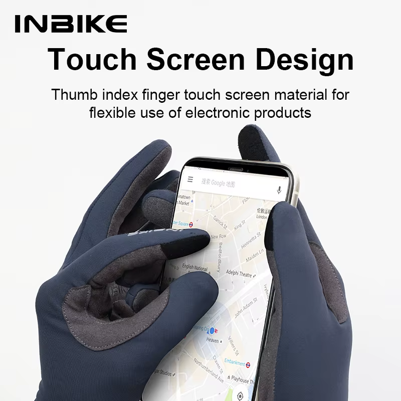 INBIKE gants thermiques VTT pour hommes et femmes compatibles avec écran tactile
