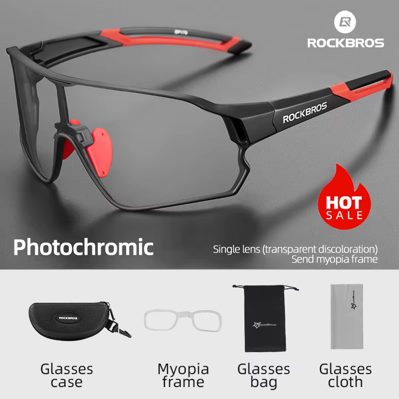 ROCKBROS lunettes de cyclisme photochromiques vtt