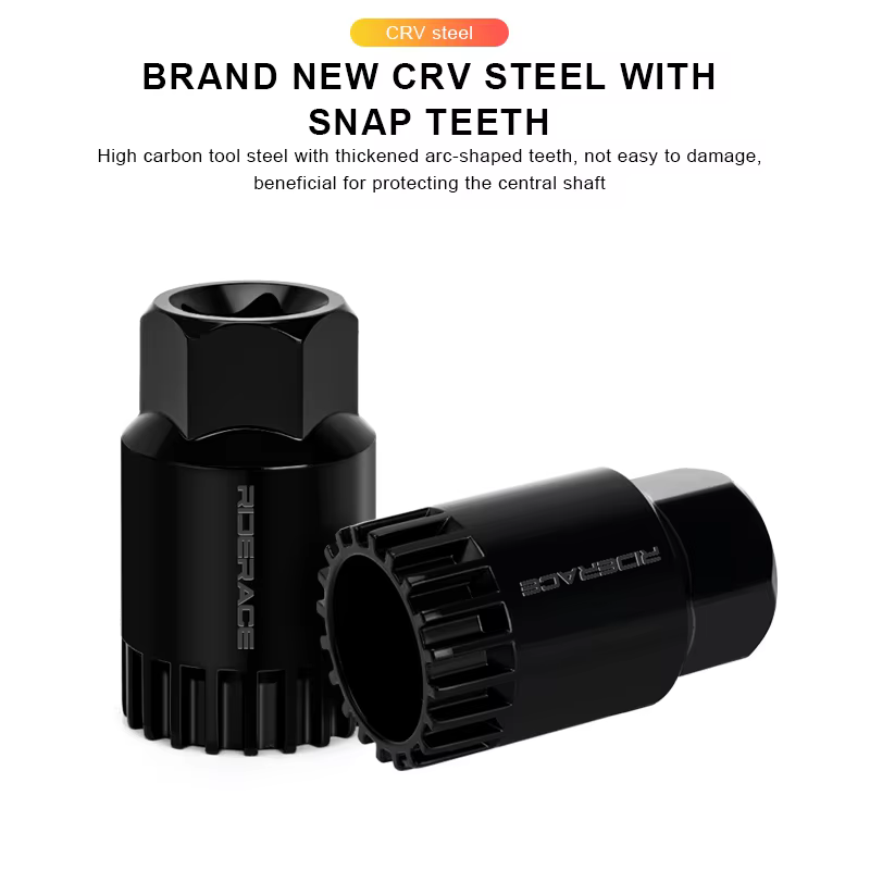 RIDERACE dissolvant de pédalier de vélo CR-V 20 dents BB clé à manchon de retrait clé