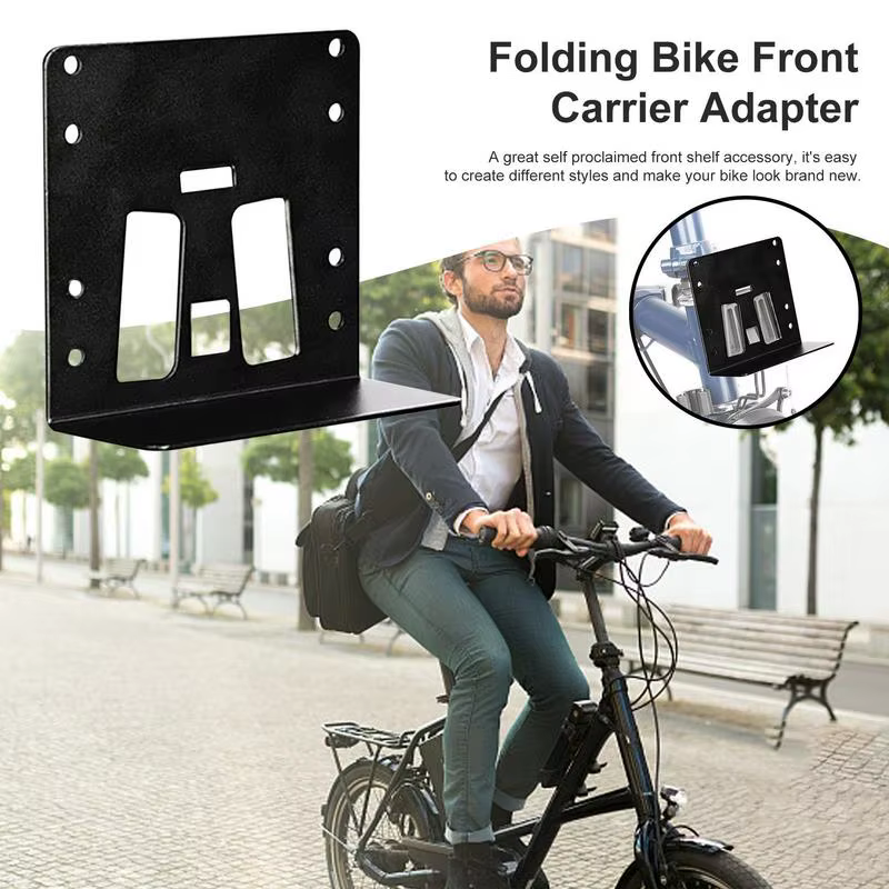 Sac adaptateur avant de vélo pliable en aluminium pour Bromptons
