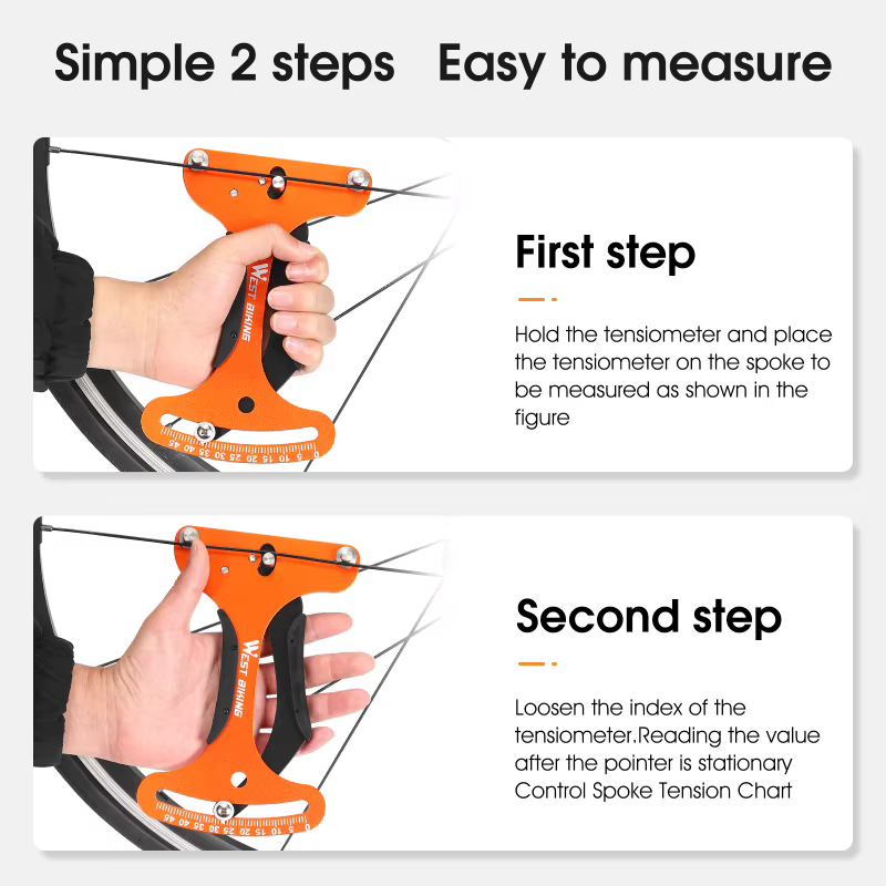 WEST BIKING – compteur de Tension de rayons de vélo