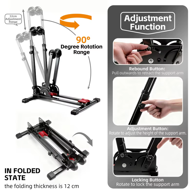 WEST BIKING – support de stationnement pliable pour vélo