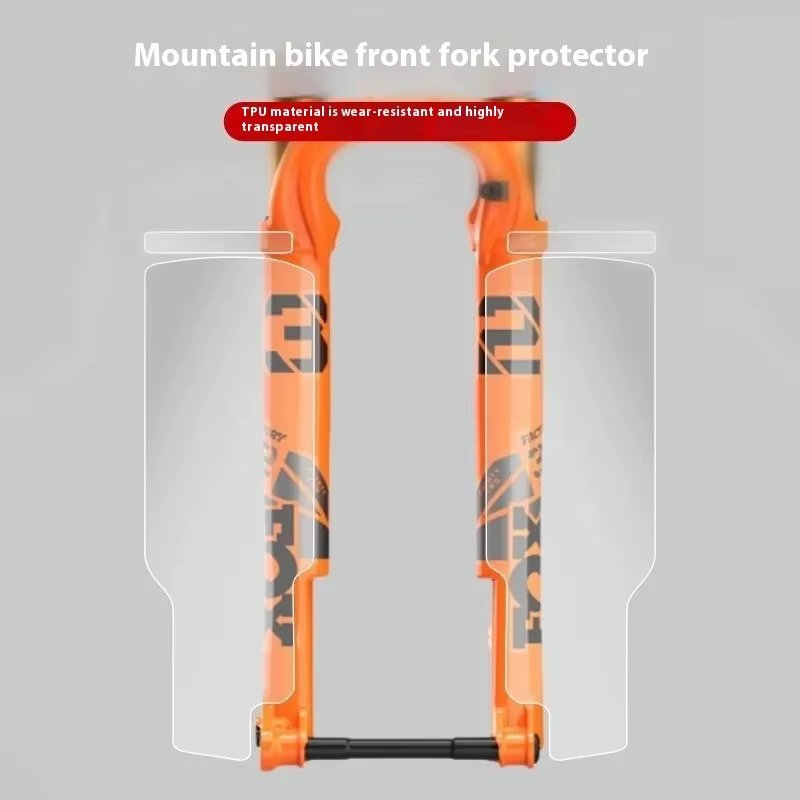 1 ensemble de Film de protection pour cadre de fourche avant de vtt