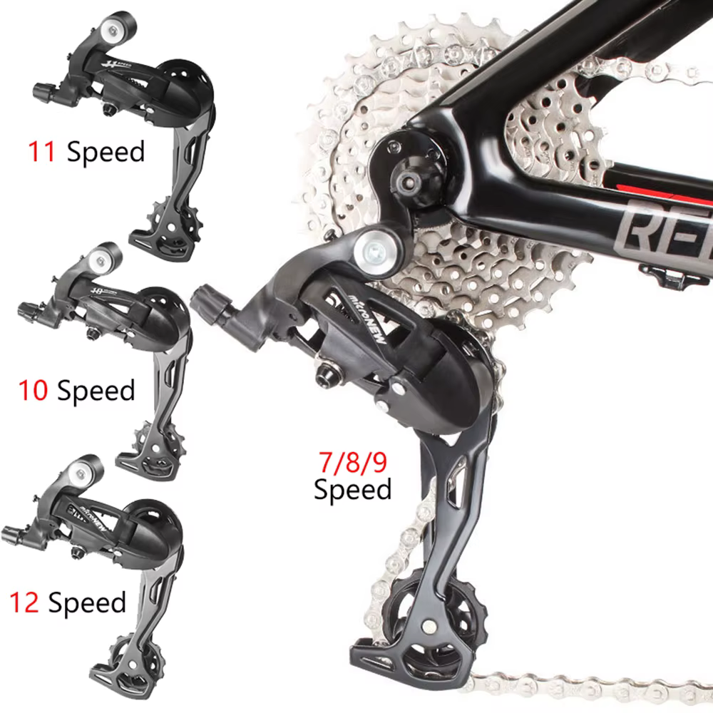 Dérailleur arrière de vélo vtt 7/8/9 10 11 12 vitesses