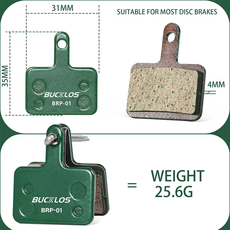 BUCKLOS plaquettes de frein de vélo en céramique Durable