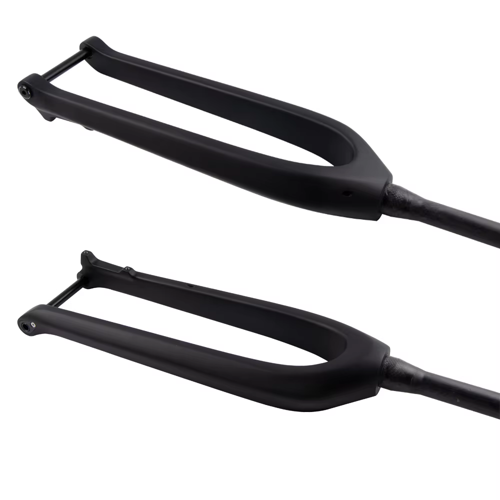 Nouveau VTT entièrement en Fiber de carbone UD VTT frein à disque 15x110mm Boost fourche de vélo améliorée à axe traversant câble intérieur conique