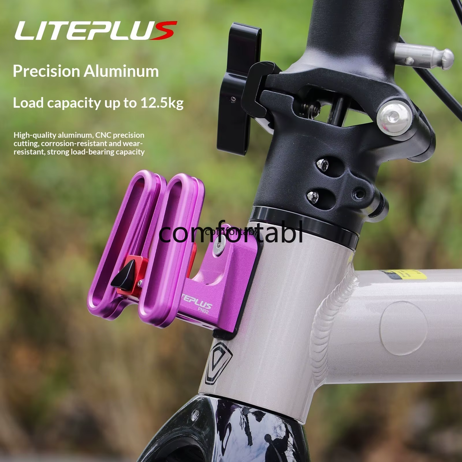 Support de sac de vélo pliable LITEPLUS pour sac Brompton