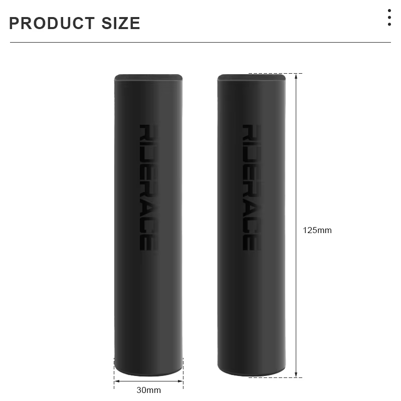 Poignées de vélo en Silicone éponge souple pour vtt VTT housse de guidon anti-dérapant absorbant les chocs Scooter poignée de cyclisme sur route