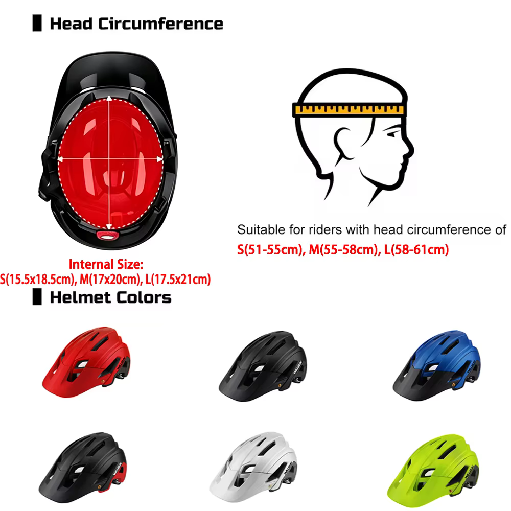 Casque de vélo de montagne demi-couvrant pour hommes et femmes