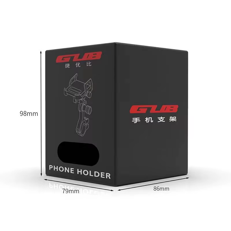 GUB PLUS 15 Support de téléphone portable pour vélo Support de montage fixe moto vélo électrique Support de guidon rotatif à 360 degrés