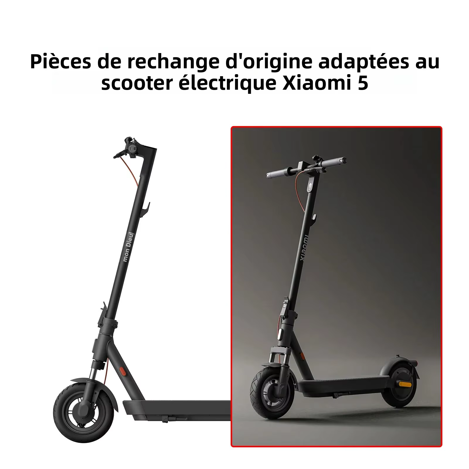 Roue arrière moteur d'origine pour trottinette électrique Xiaomi 5