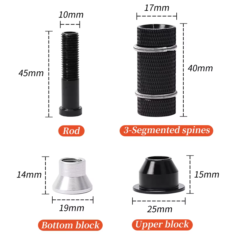 Vis d'expansion en métal LEBYCLE pour fourche de vélo