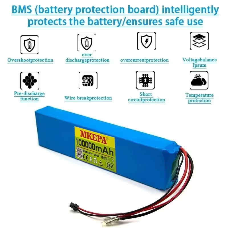Batterie de scooter électrique 36V 100000mAh