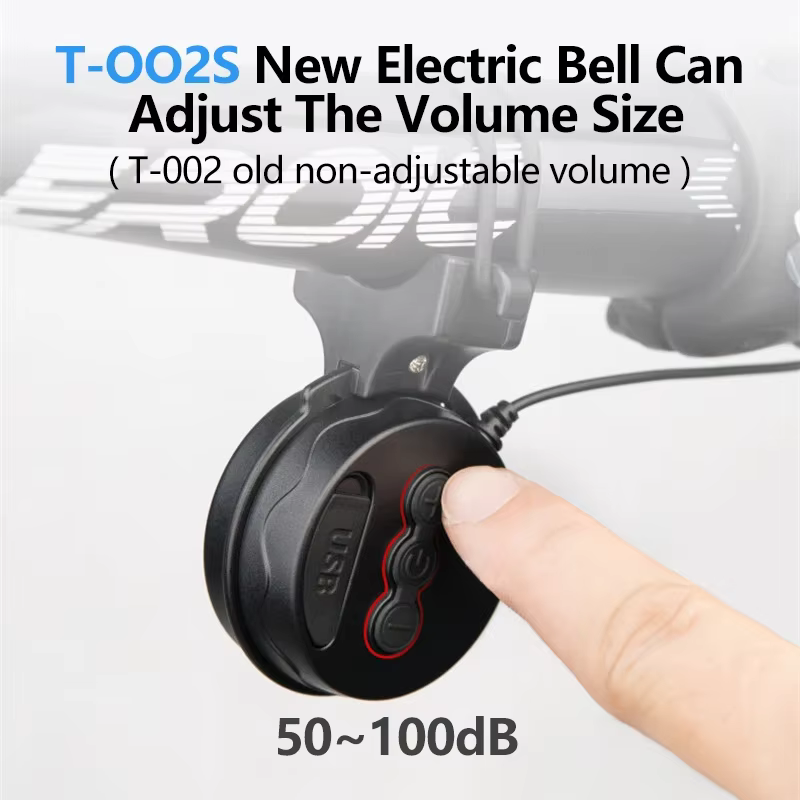 TWOOC T-002S vtt vélo de route sonnette électronique anneau USB Charge