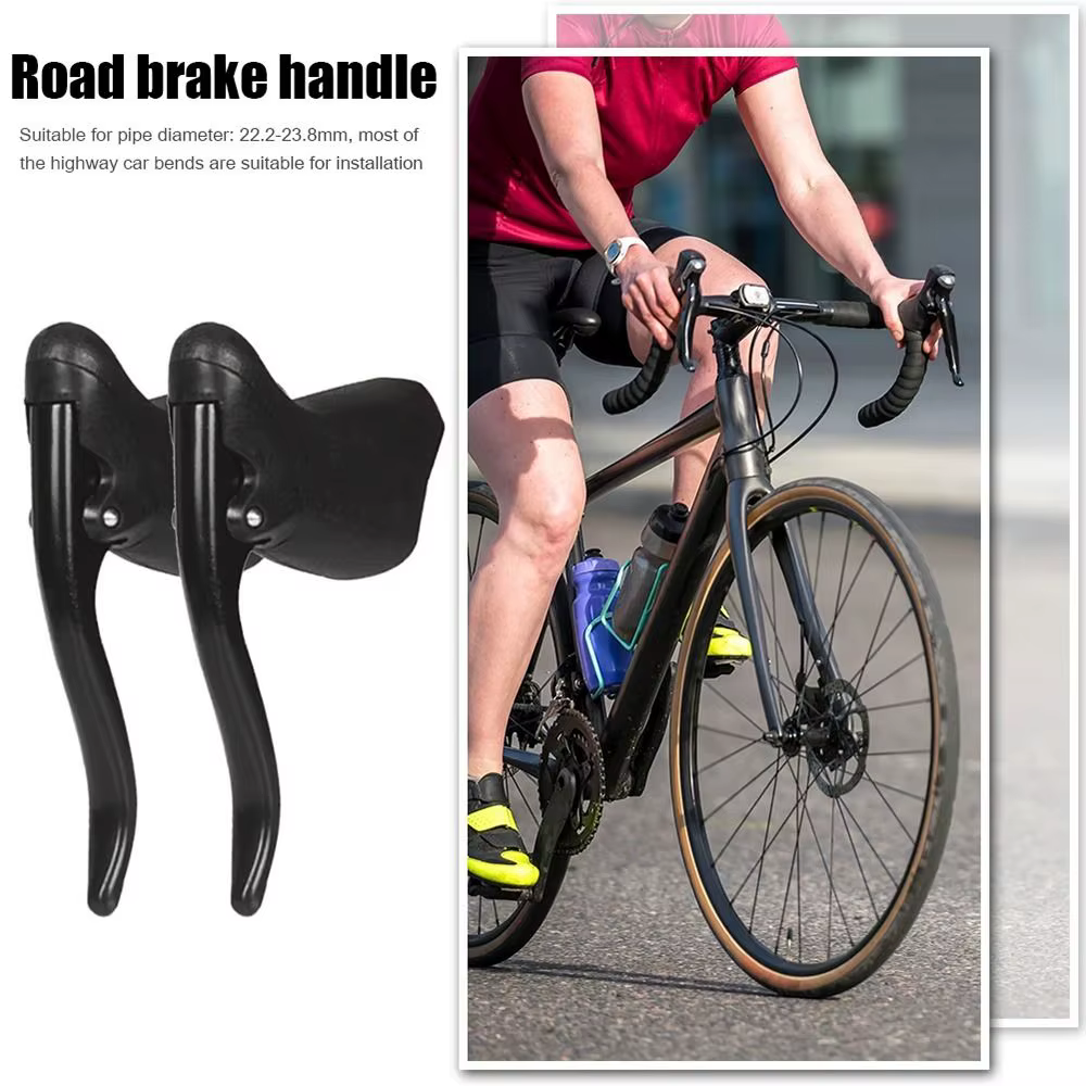 Levier de frein de vélo 1 paire en aluminium Durable guidon