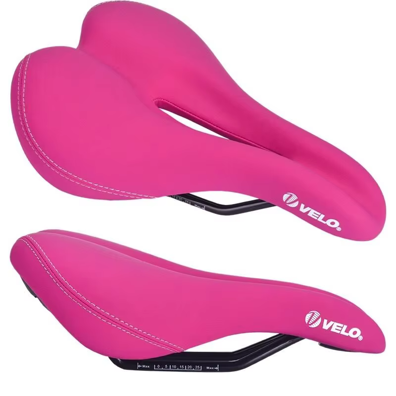 Selle de vélo VELO Original VL-4126 pour femme, en PU, creuse, confortable, avec absorption des chocs, pour VTT, route, vélo pliant