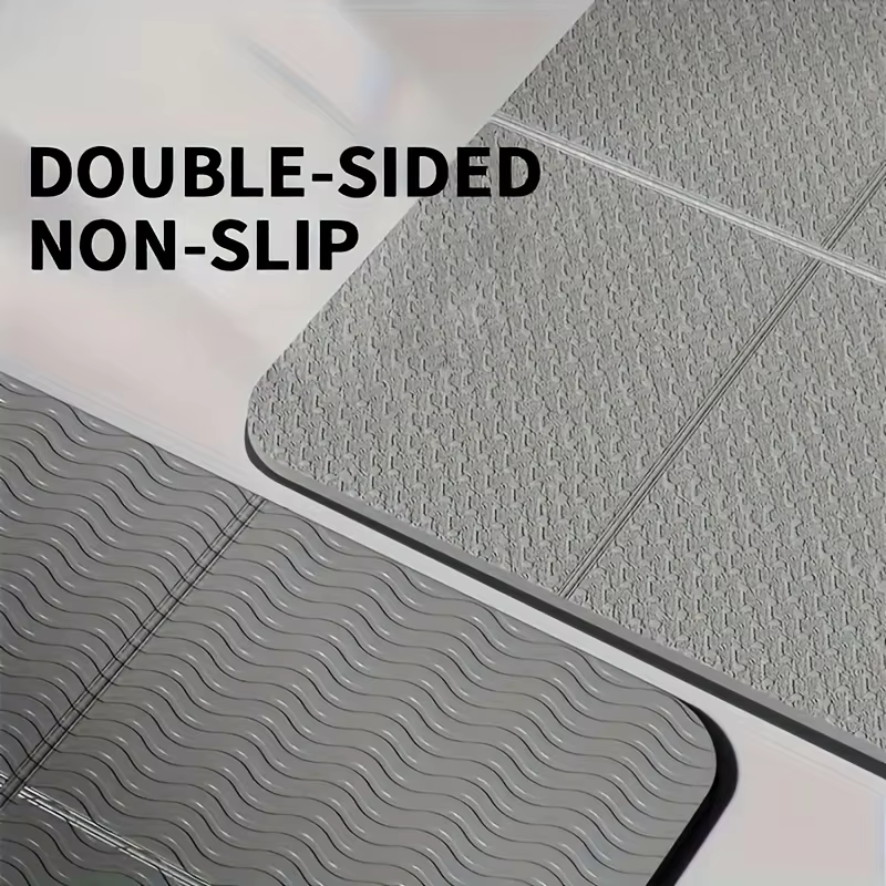 Tapis de Yoga pliable, silencieux, écologique, pliable, pour voyage, exercice de Fitness, Double face, antidérapant, pour Pilates et entraînements au sol, danse