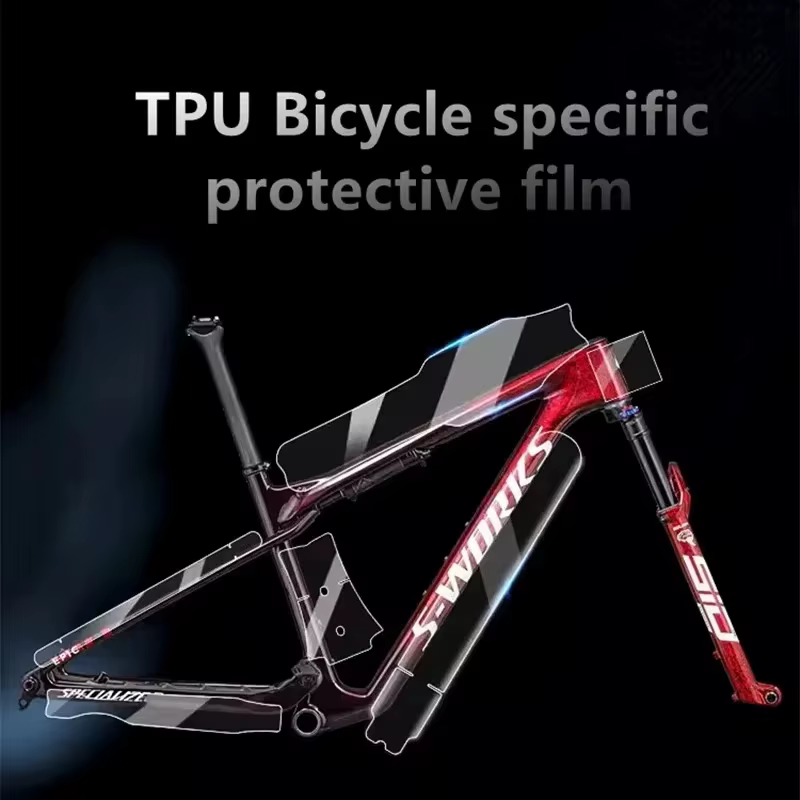 Protecteur de cadre de vélo de route en TPU