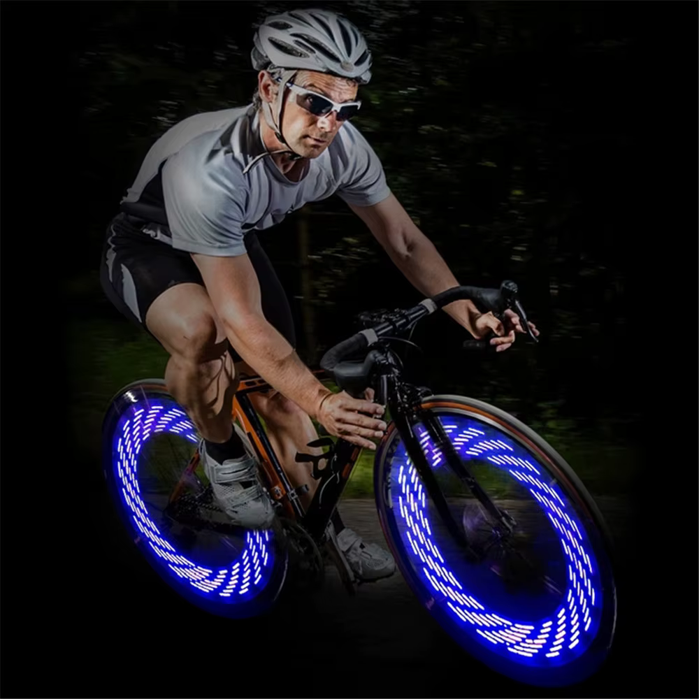Lumière pour rayons de vélo