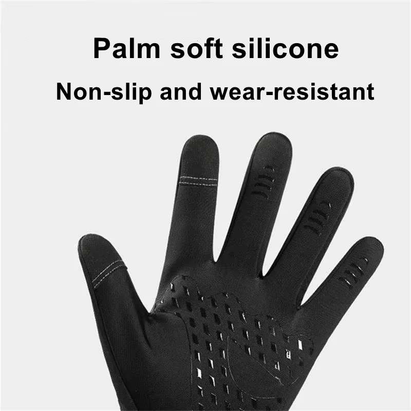 Gants de cyclisme imperméables pour l'hiver
