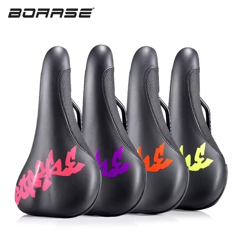 Selle de vélo confortable en cuir PU DH/4X