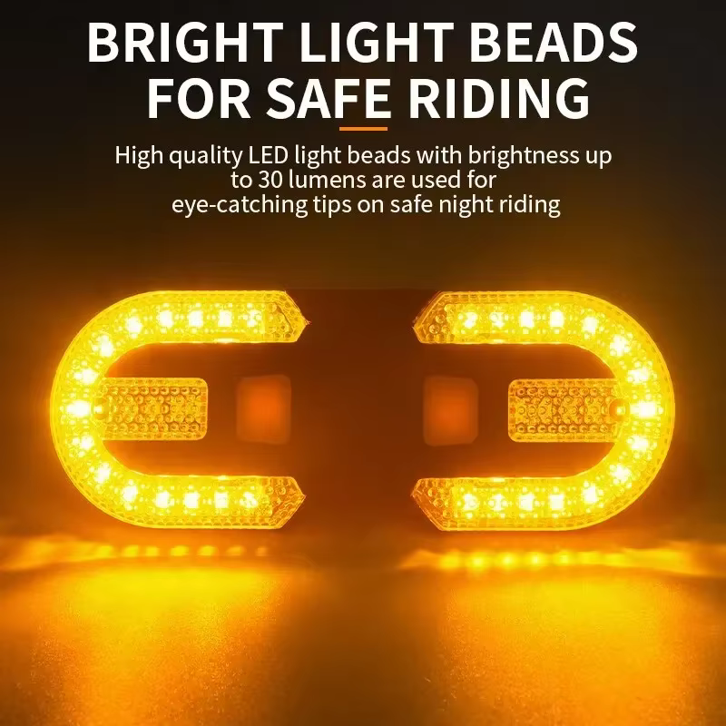 Clignotant de vélo feu arrière LED lampe