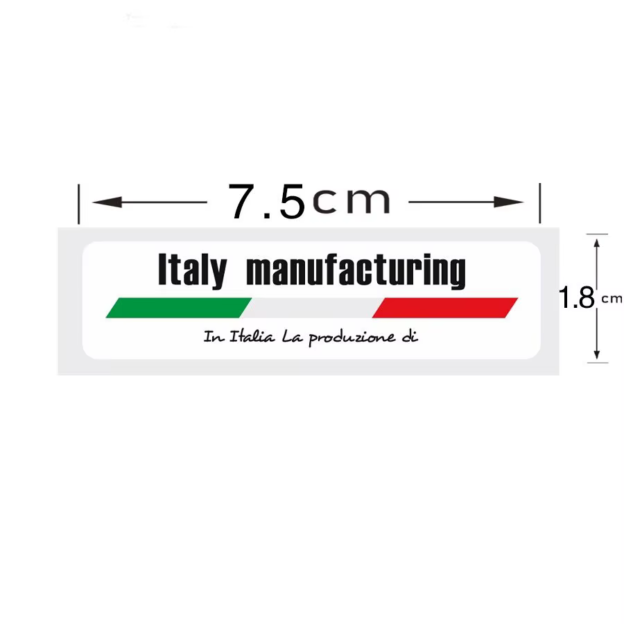 Autocollant réfléchissant en vinyle drapeau italien