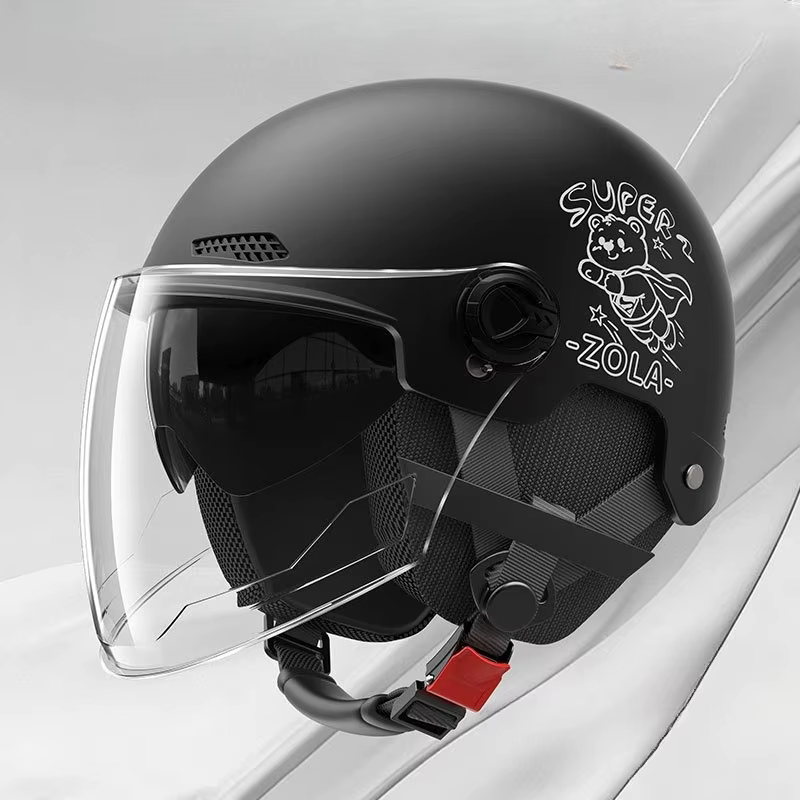 Demi-casque de moto électrique