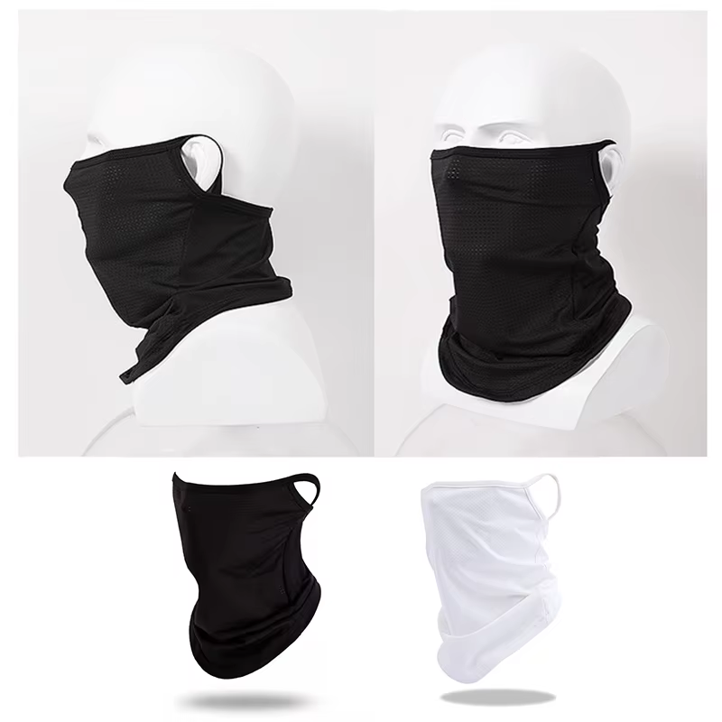 Cagoule d'extérieur, masque facial d'équitation unisexe