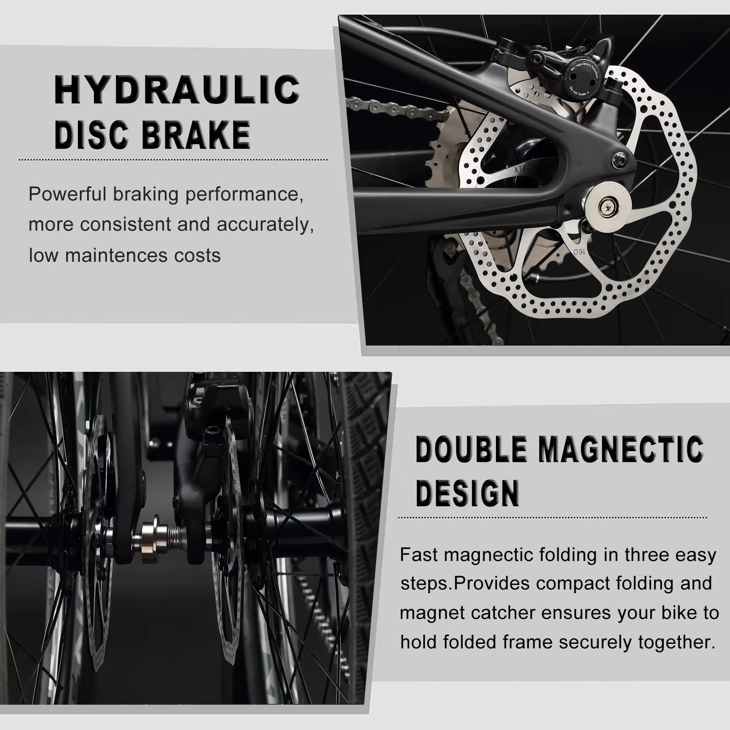 Vélo pliant en Fiber de carbone 20 pouces pliable avec freins à disque ultralégers Shimano 9s