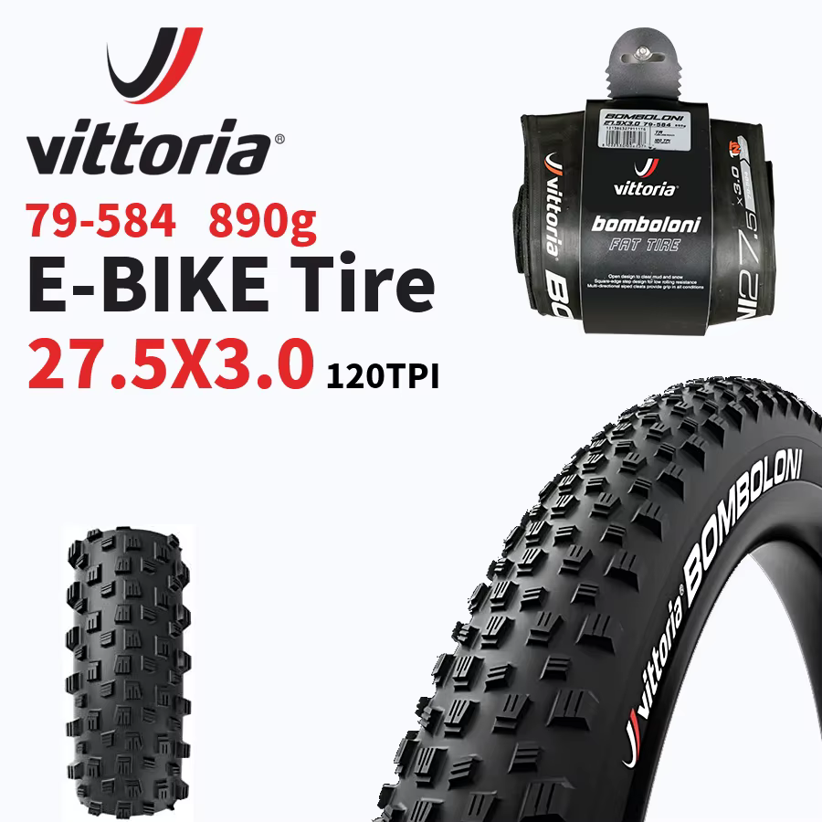 Vittoria BOMBOLOSettlement-Pneu de graisse pliable sans chambre à air