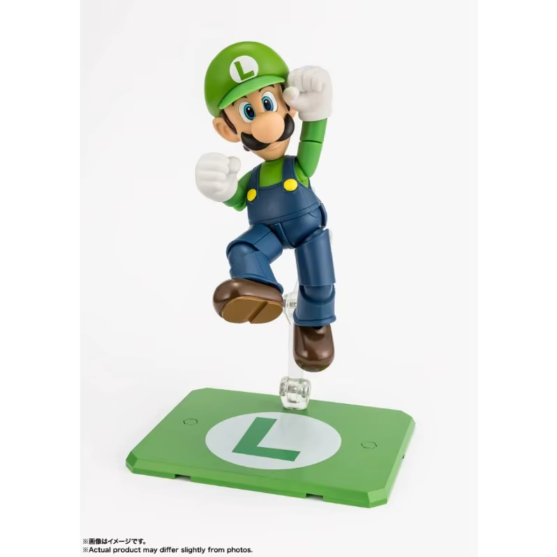 En stock, Bandai S.H.Figuarts, série Super Mario, Luigi, Bowser, Yoshi, pack d'accessoires de scène, figurines d'action, jouets pour garçons et filles, cadeau