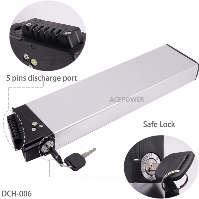 Pour ADO A20 Fiido M1 batterie de rechange de vélo électrique pliant DCH006 36V 10.4Ah 12.5Ah 17.5Ah