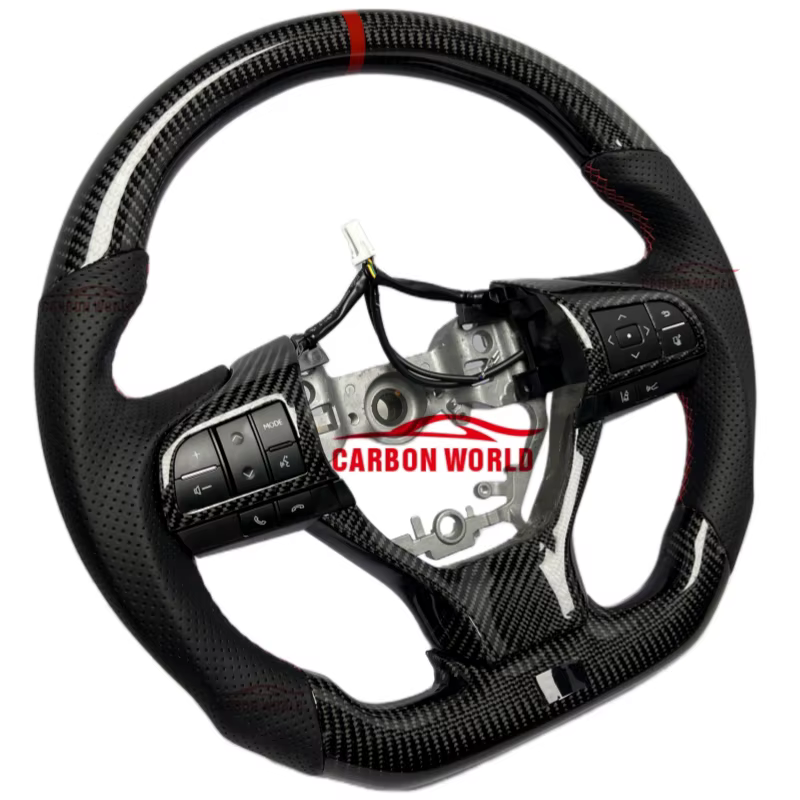 Volant en Fiber de carbone, accessoires d'intérieur de voiture pour Lexus IS250 IS350 ES ES300 GS GS350 NX CT200 RC