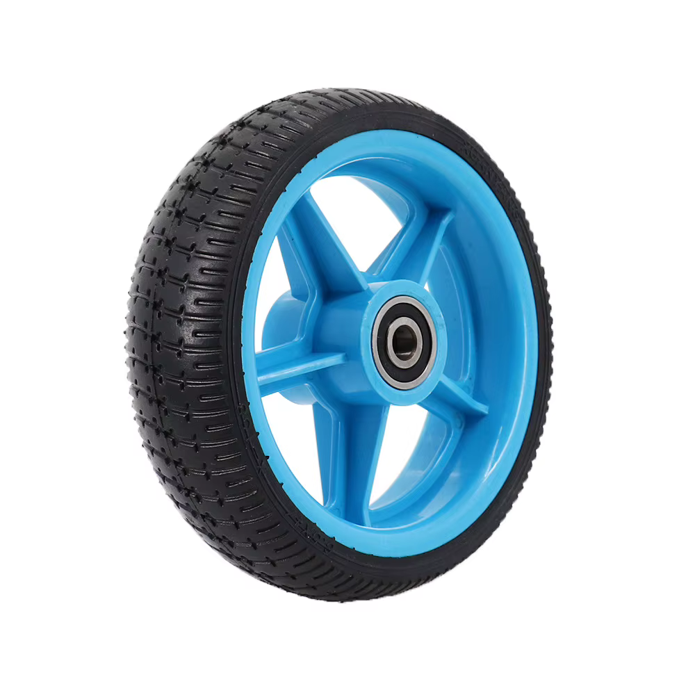 Pneus de trottinette électrique 6,5 pouces, pneu plein anti-explosion, roue auxiliaire, moyeu de roue en alliage d'aluminium, accessoires de modification
