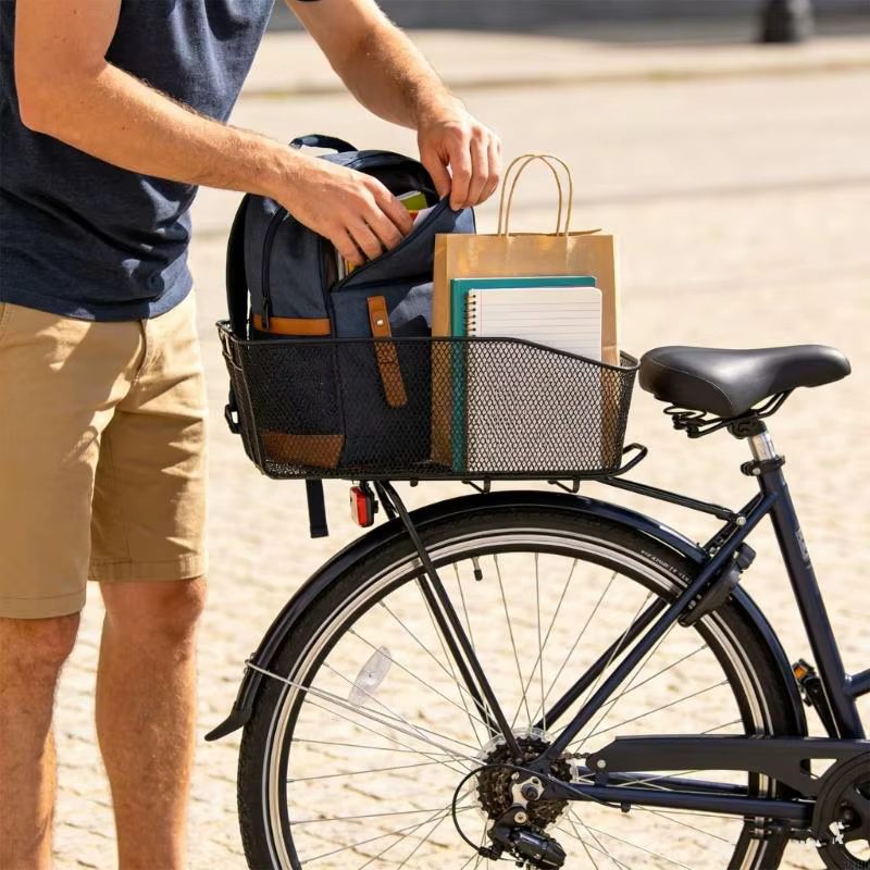 Panier arrière vélo en métal haute résistance
