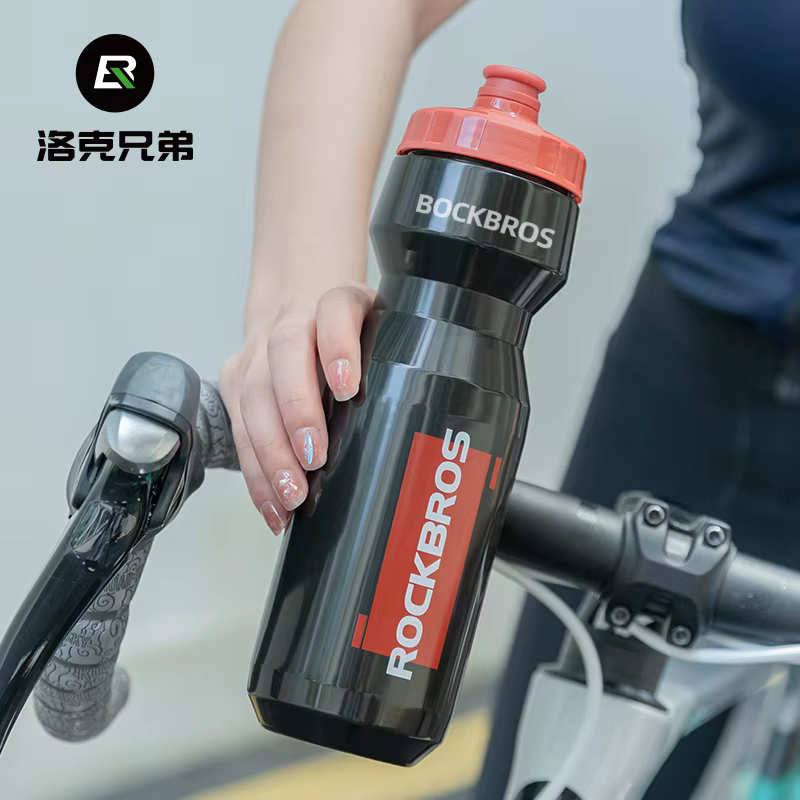 ROCKBROS 750ml bouteille d'eau de vélo en plastique sport Fitness course randonnée bouilloire étanche porte-bidon