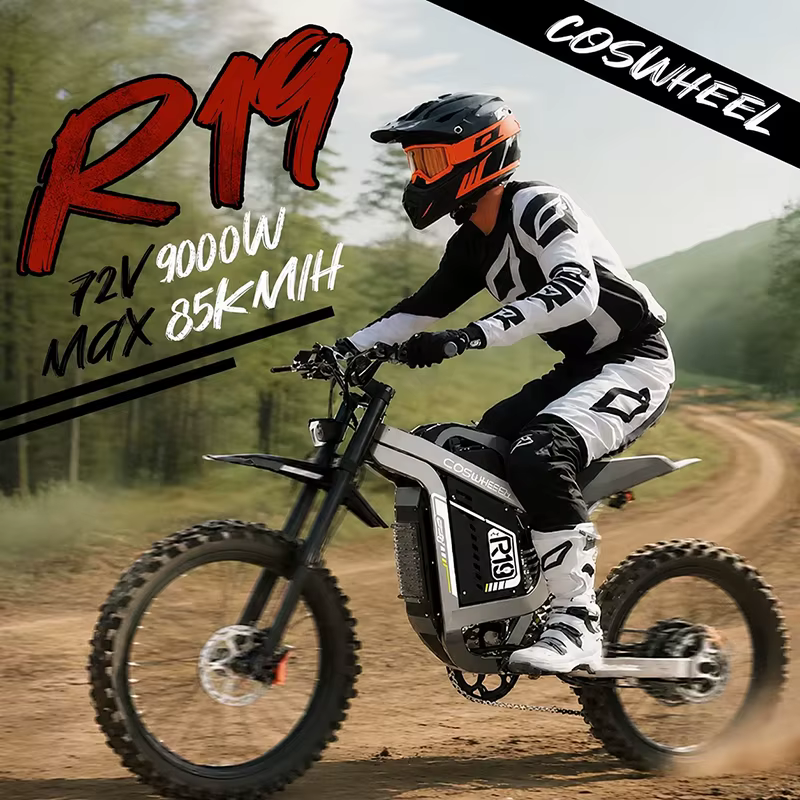 Motos électriques R19, batterie lithium 72V 40AH