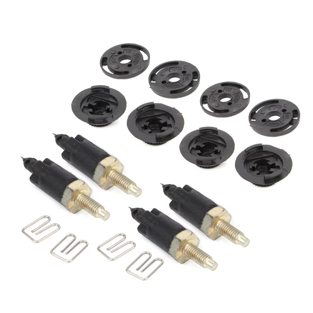 Kit de capot de boulon de Clip de couvercle de moteur HDI, accessoires de voiture adaptés à C4 C5, facile à installer, 16 pièces