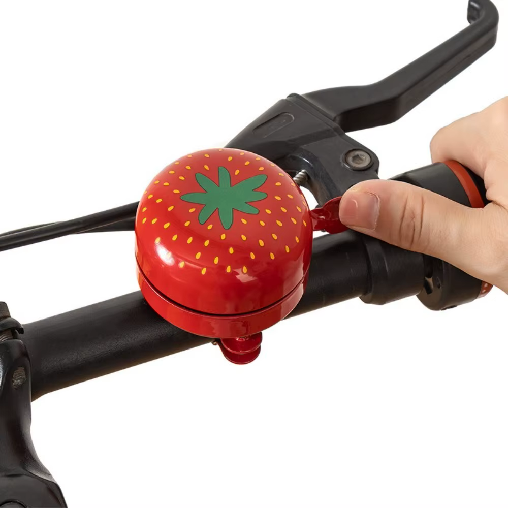 Dessin animé pastèque fraise motif cloche vélo